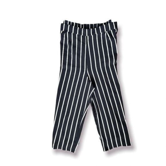 Rue+ Pants - rue + pants bottoms black white stripe elastic waist flowy